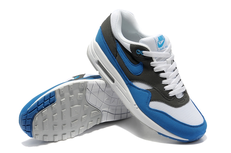 New Men\'S Nike Air Max Black/White/Blue